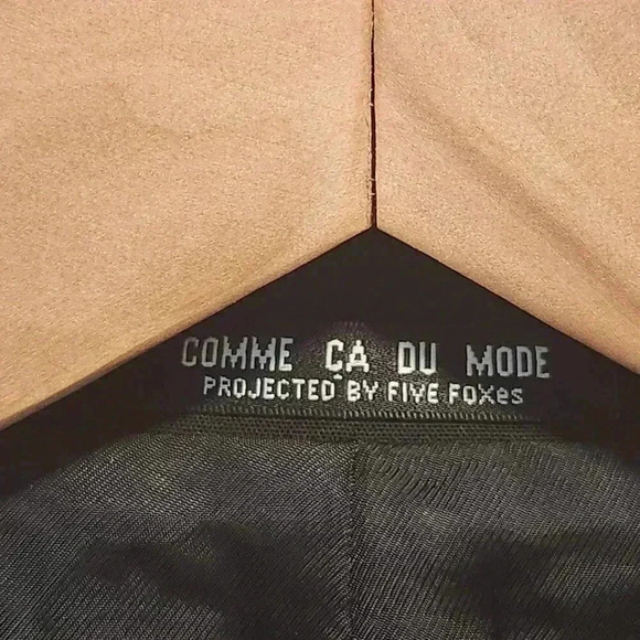 Comme Ca Du‎ Mode Women's Blazer Size M Black Three Button Pockets 00-80GA08 - Picture 3 of 10